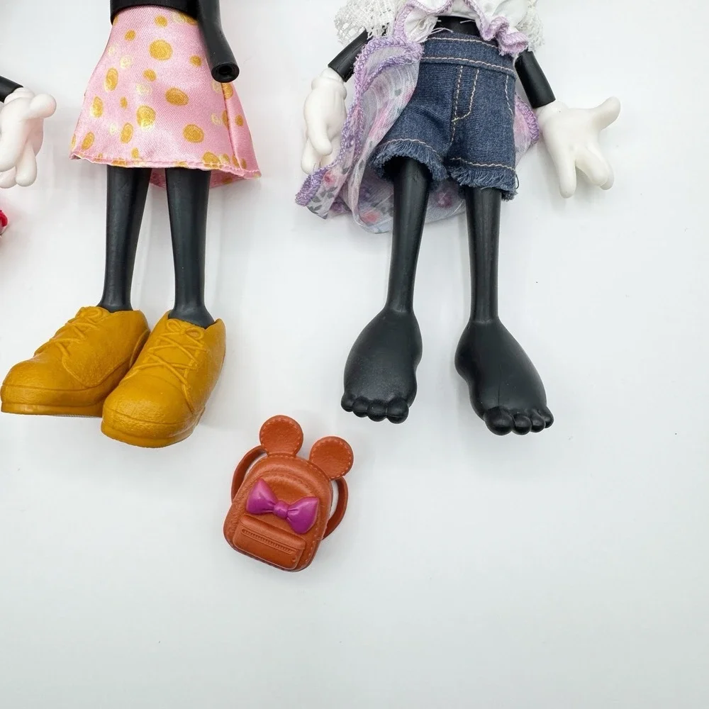 Lot Jakks Pacific Disney Minnie Mouse Posable Bendable Fashion 4 Doll Clothes
